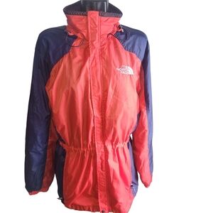 The North Face Vintage Hydrenaline Red and Blue Mid-length Windbreaker Jacket M